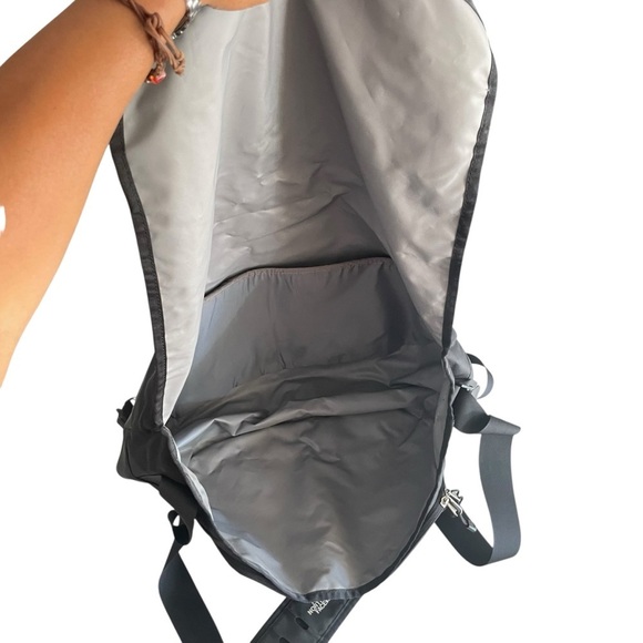 Vintage The North Face Messenger Shoulder Bag Satchel Reflective Stripe Black - Picture 8 of 11